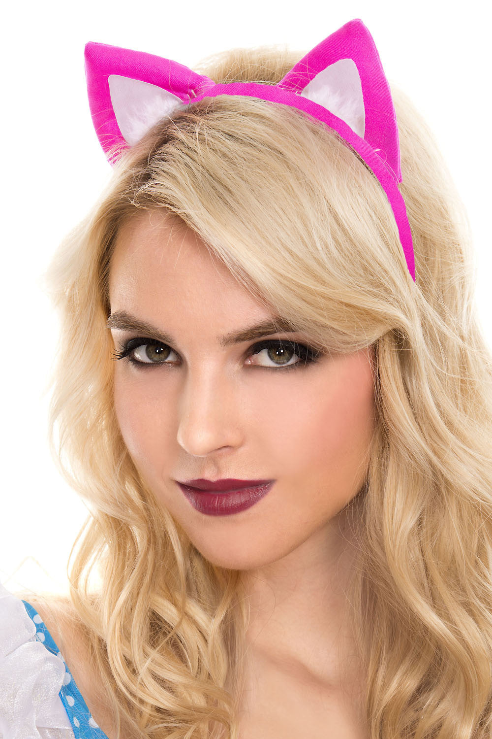 Cat Ears Headband Hot Pink by Music Legs only at  TeeJayTraders.com