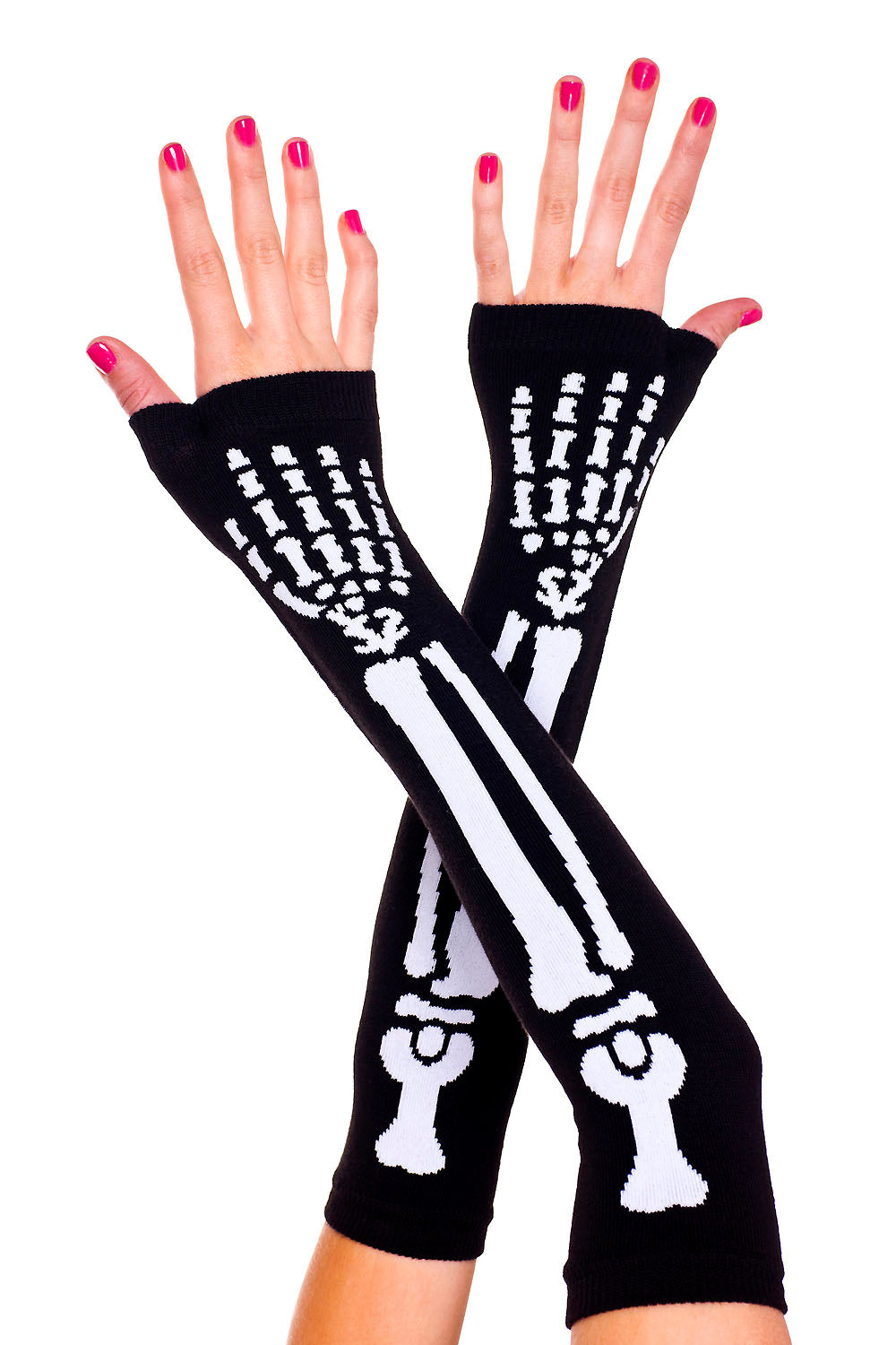 Acrylic Skeleton Arm Warmer by Music Legs only at  TeeJayTraders.com
