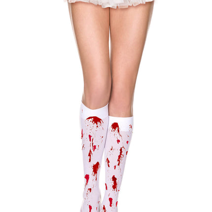 Bloody Woman Knee High by Music Legs only at  TeeJayTraders.com