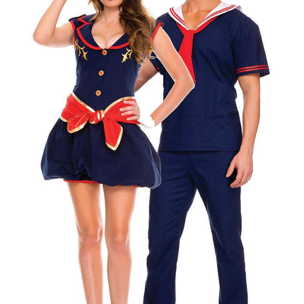 Captivating Captain Woman Costume by Music Legs only at  TeeJayTraders.com
