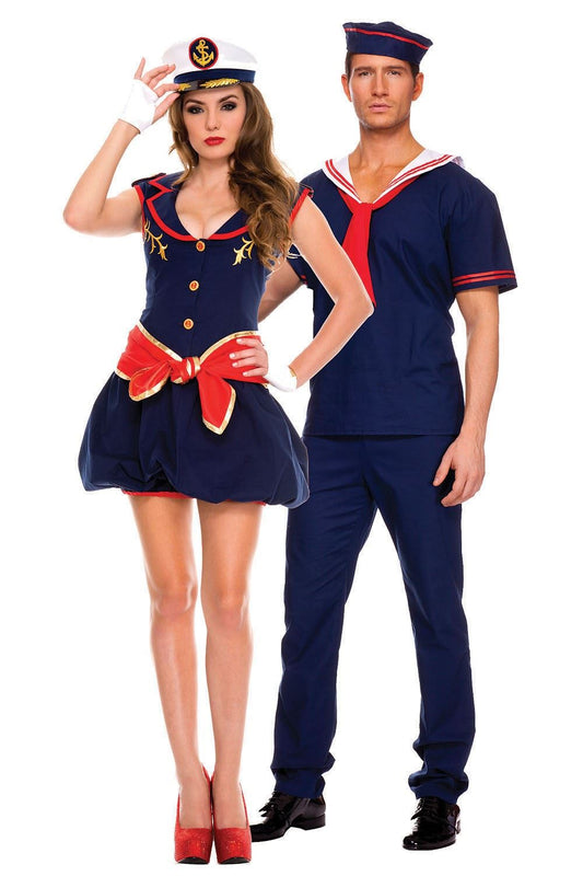 Captivating Captain Woman Costume by Music Legs only at  TeeJayTraders.com