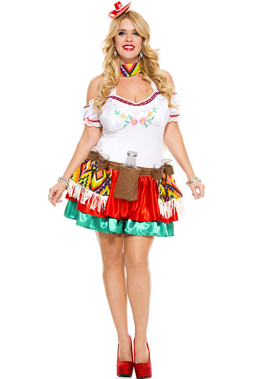 Tequila Princess Plus Size Woman Costume by Music Legs only at  TeeJayTraders.com