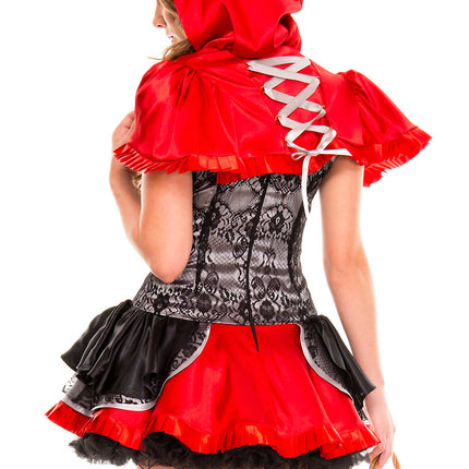 Fiery Lil Red Woman Costume by Music Leg only at  TeeJayTraders.com - Image 2