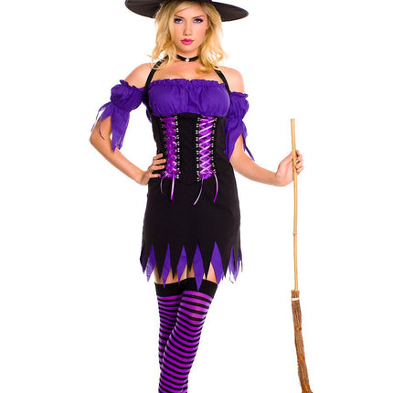 Devious Witch Woman Costume by Music Legs only at  TeeJayTraders.com