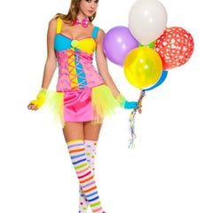 Miss Clowning Around Woman Costume by Music Legs only at  TeeJayTraders.com