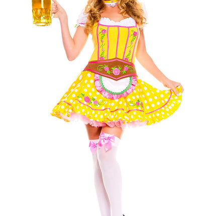 Bright Dirndl Woman Costume by Music Legs only at  TeeJayTraders.com