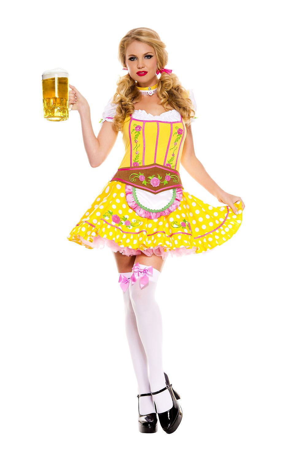 Bright Dirndl Woman Costume by Music Legs only at  TeeJayTraders.com