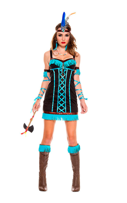 Native Princess Woman Costume by Music Legs only at  TeeJayTraders.com