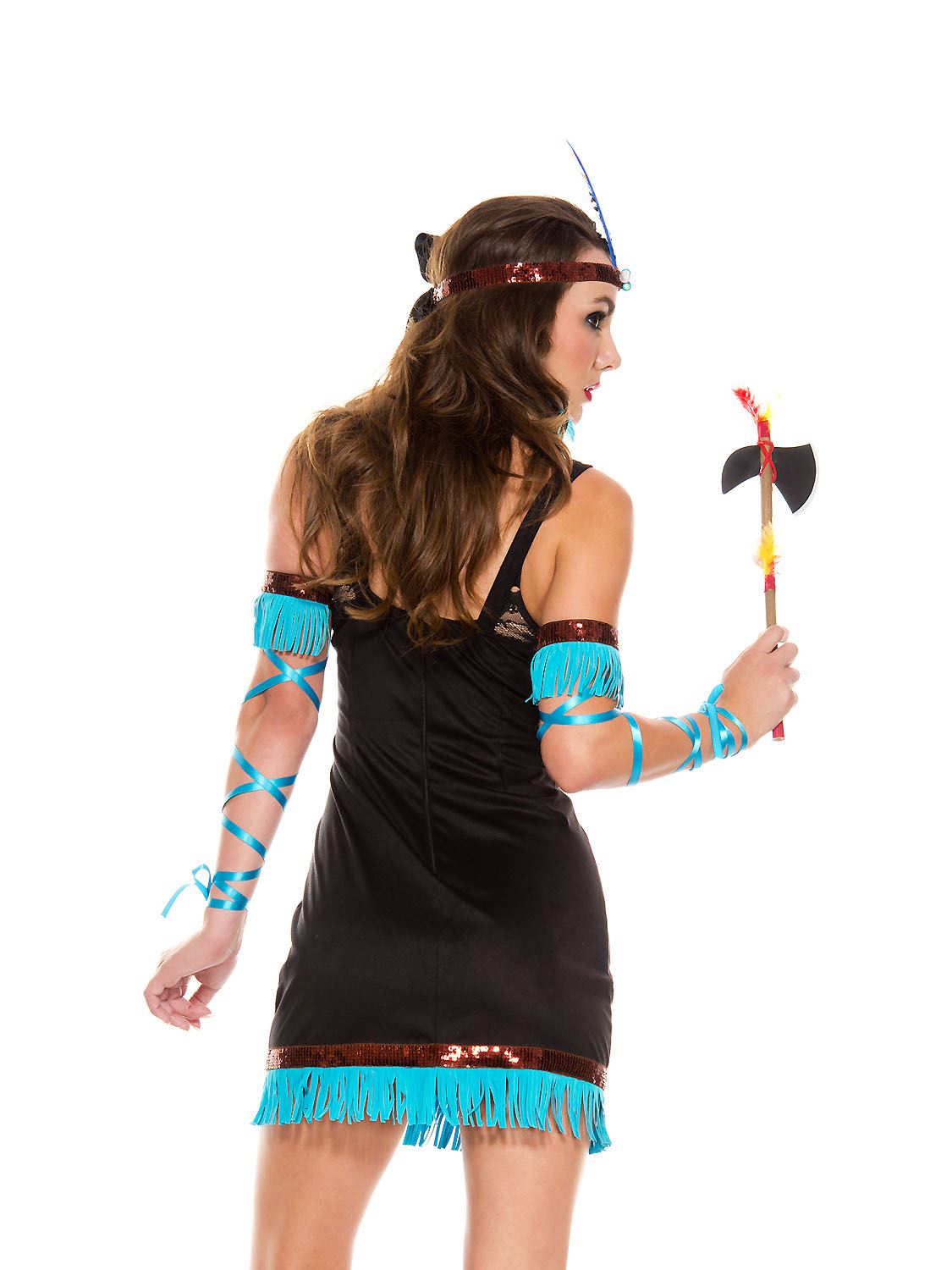 Native Princess Woman Costume by Music Legs only at  TeeJayTraders.com - Image 2