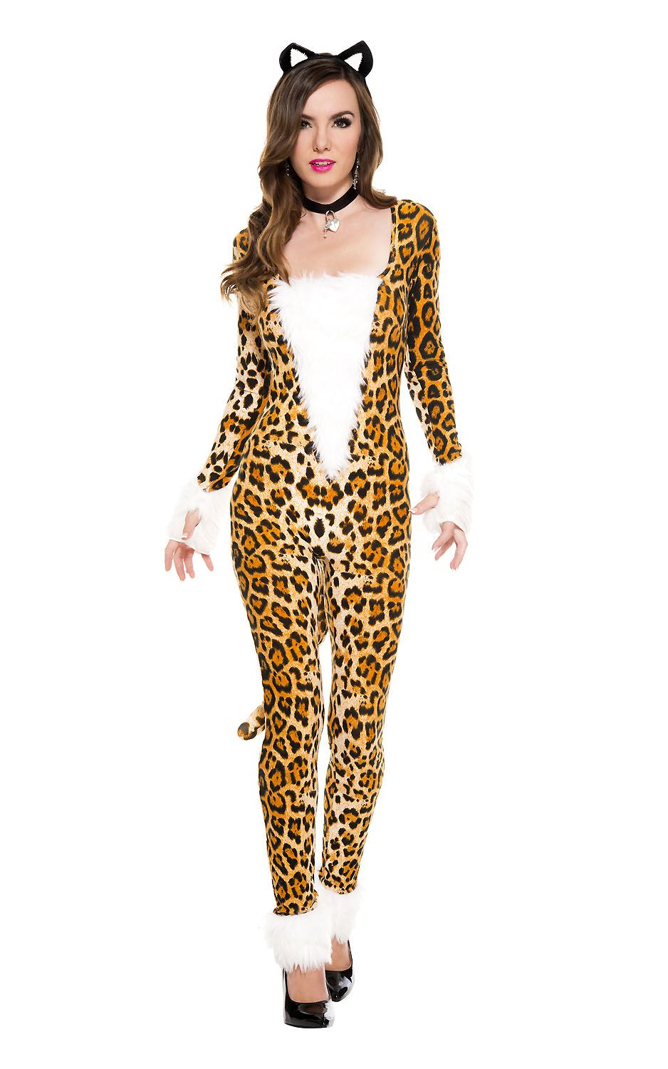 Furry Feline Woman Costume by Music Legs only at  TeeJayTraders.com