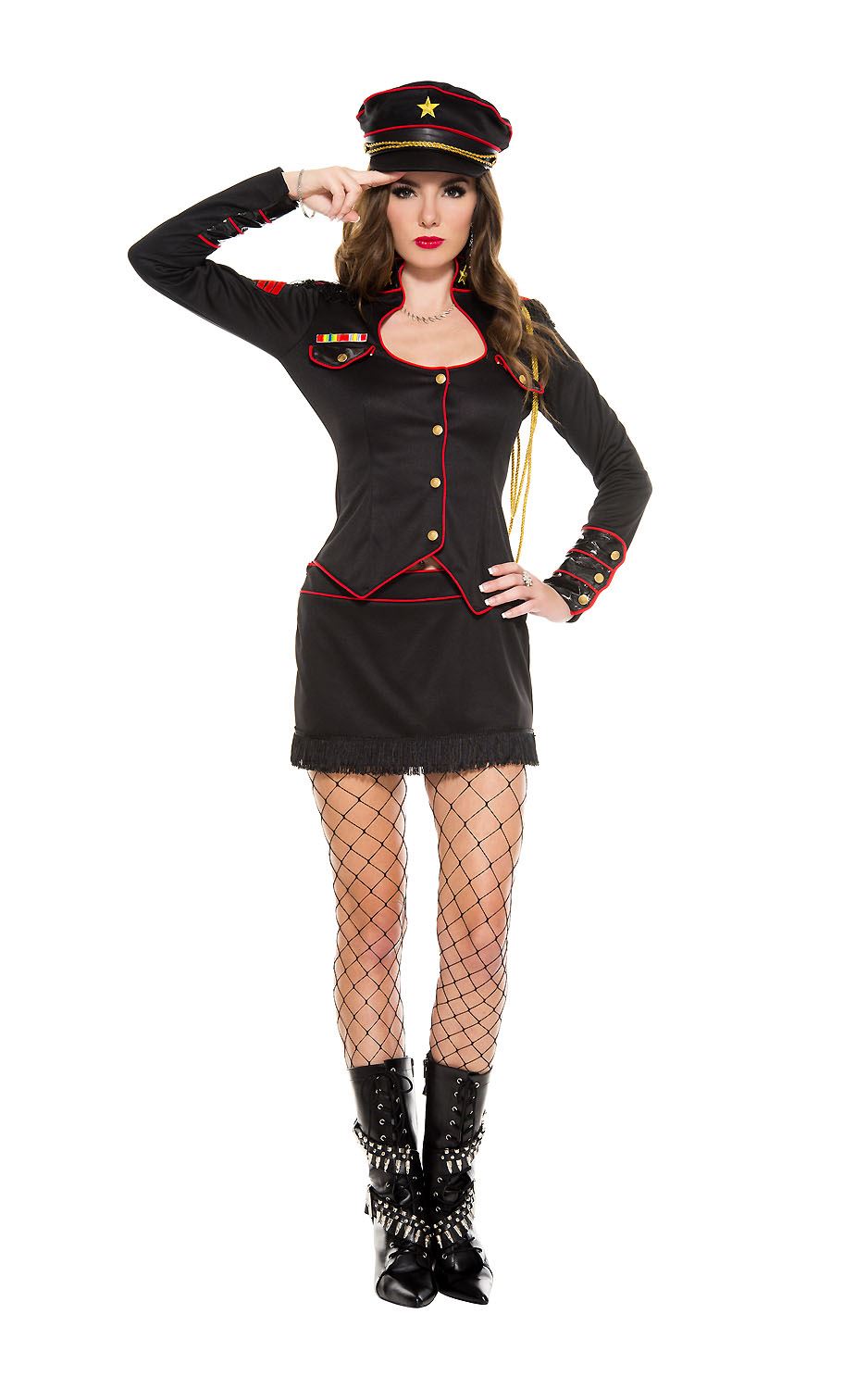 Navy on Duty Woman Costume by Music Legs only at  TeeJayTraders.com