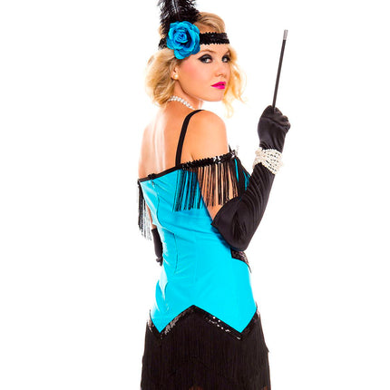 Socialite 1920s Flapper Woman Costume by Music Legs only at  TeeJayTraders.com - Image 2