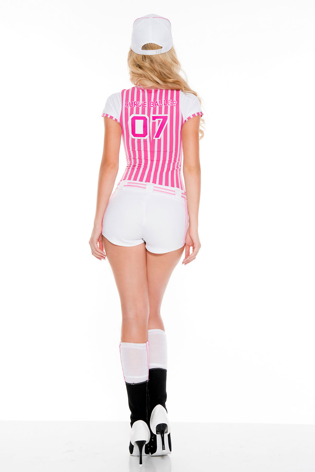 Miss Curve Baller Baseball Costume by Music Leg only at  TeeJayTraders.com - Image 2