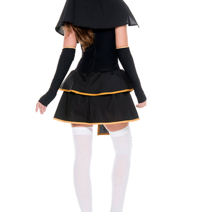 Flirty Nun Women Costume by Music Legs only at  TeeJayTraders.com - Image 2