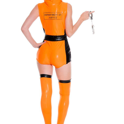 Most Wanted Prisoner Woman Costume by Music Legs only at  TeeJayTraders.com - Image 2