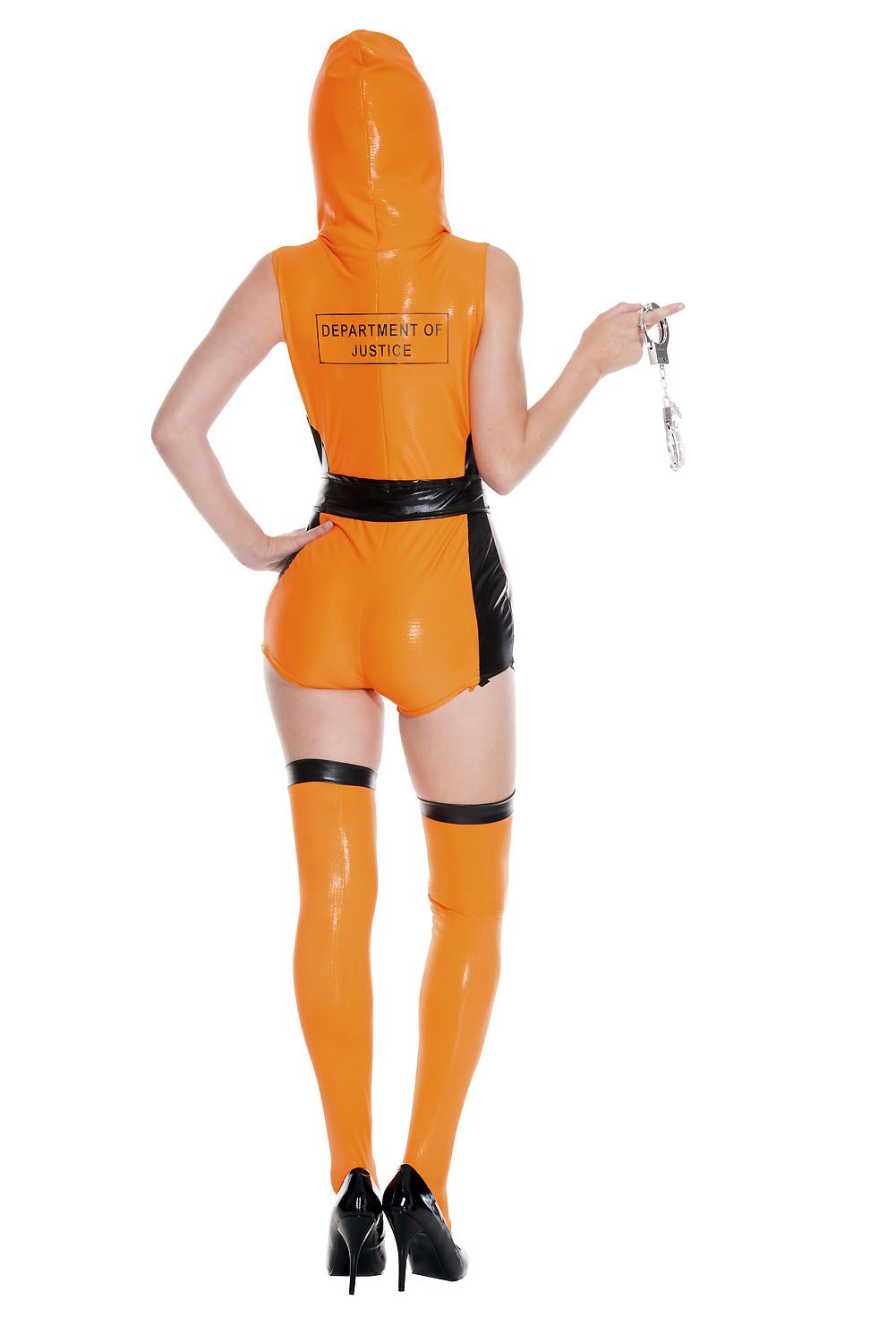 Most Wanted Prisoner Woman Costume by Music Legs only at  TeeJayTraders.com - Image 2