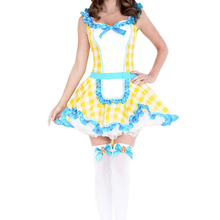 Glistening Goldy Woman Costume by Music Legs only at  TeeJayTraders.com