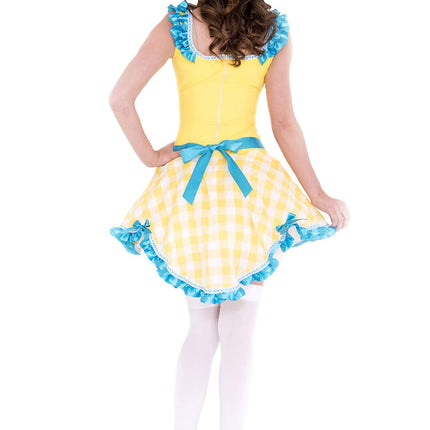 Glistening Goldy Woman Costume by Music Legs only at  TeeJayTraders.com - Image 2