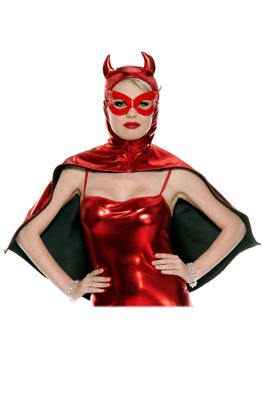 Woman Devil Cape and Mask by Music Legs only at  TeeJayTraders.com