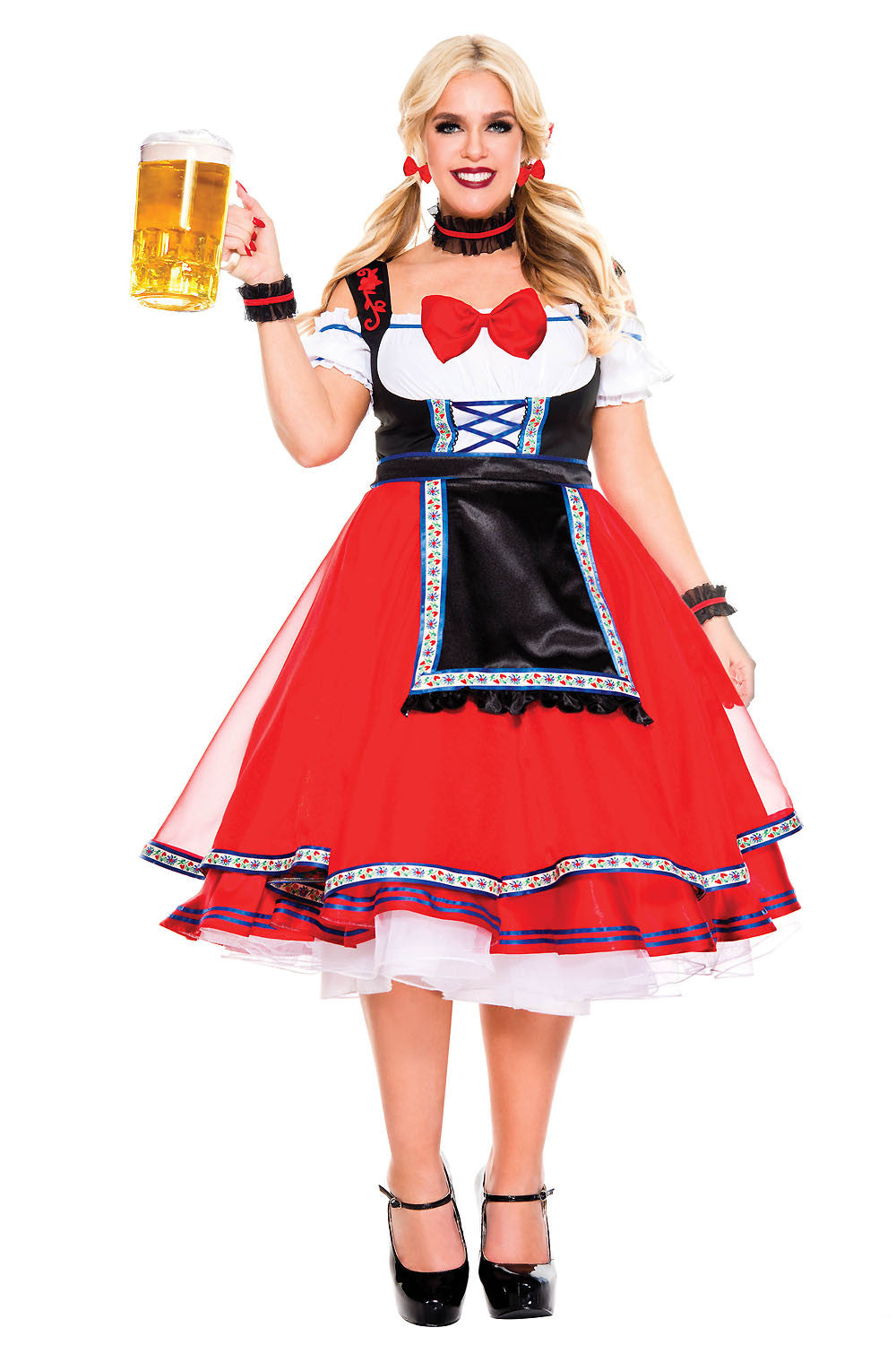 Oktoberfest Beer Plus Size Woman Costume by Music Legs only at  TeeJayTraders.com