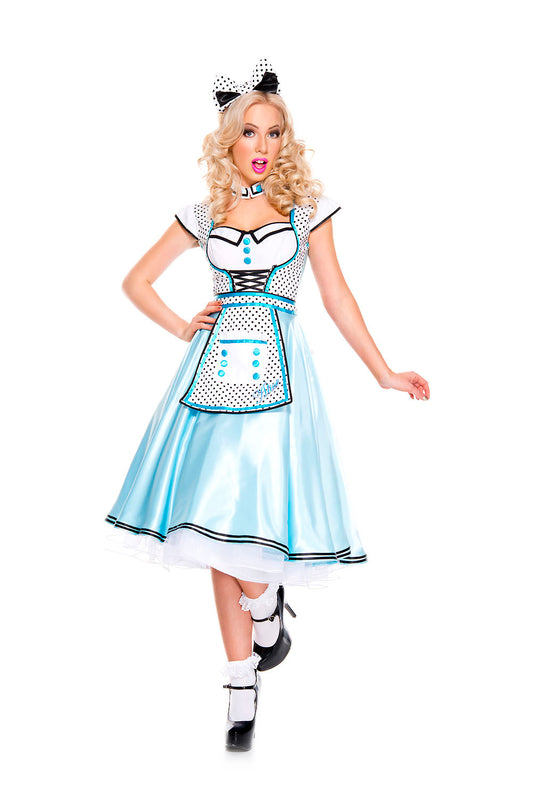 Adorable Alice Woman Costume by Music Legs only at  TeeJayTraders.com