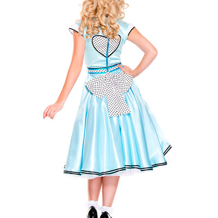 Adorable Alice Woman Costume by Music Legs only at  TeeJayTraders.com - Image 2