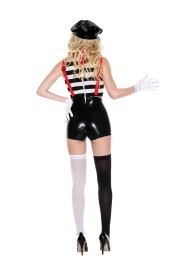 Marvelous French Mime Woman Costume by Music Legs only at  TeeJayTraders.com - Image 2