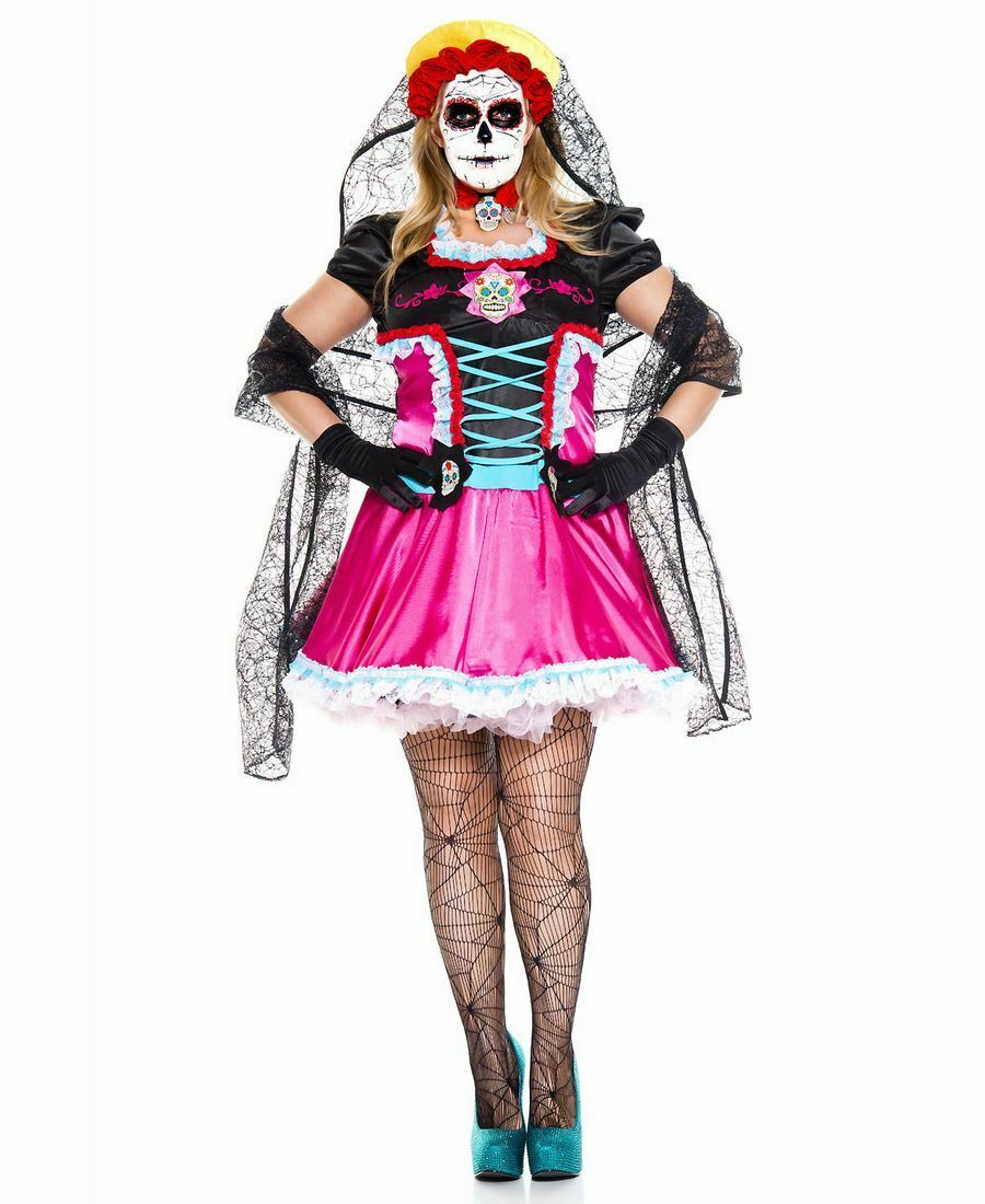 Dead Catrina Woman Plus Size Costume by Music Legs only at  TeeJayTraders.com