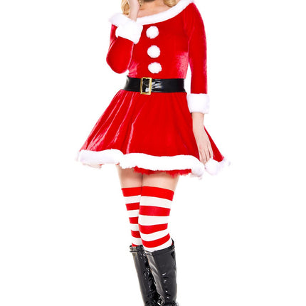 Mrs Claus Woman Hottie Costume by Music Legs only at  TeeJayTraders.com - Image 3
