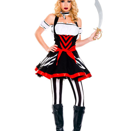 Sea Rover Woman Pirate Costume by Music Legs only at  TeeJayTraders.com