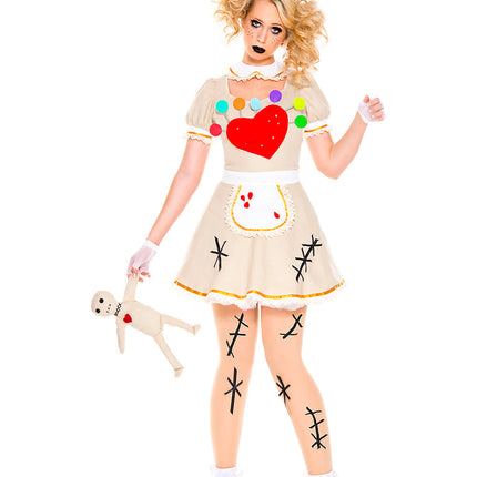 Voodoo Doll Woman Costume by Music Legs only at  TeeJayTraders.com