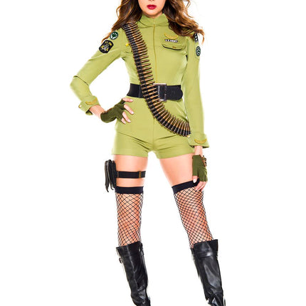 Army Sergeant Woman Costume by Music Legs only at  TeeJayTraders.com