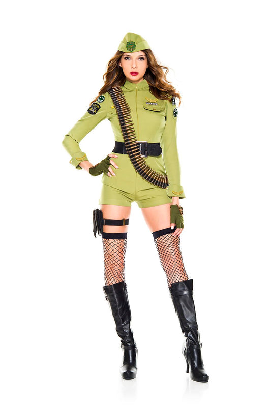 Army Sergeant Woman Costume by Music Legs only at  TeeJayTraders.com