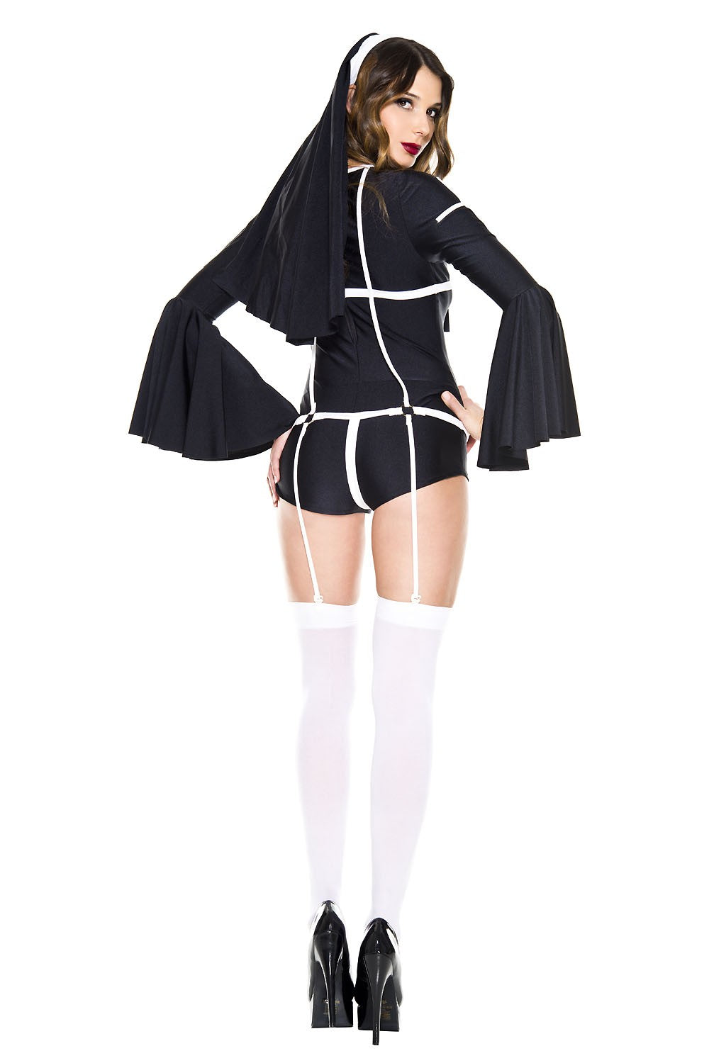 Mother Superior Women Costume by Music Legs only at  TeeJayTraders.com - Image 2