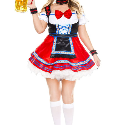 Plus Size Oktoberfest Beer Babe Woman Costume by Music Legs only at  TeeJayTraders.com