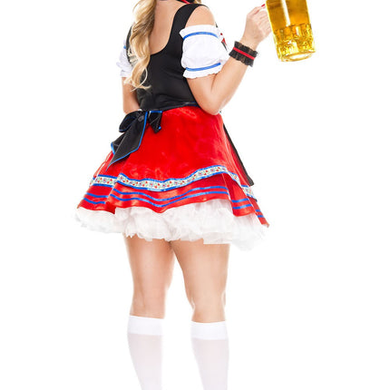 Plus Size Oktoberfest Beer Babe Woman Costume by Music Legs only at  TeeJayTraders.com - Image 2
