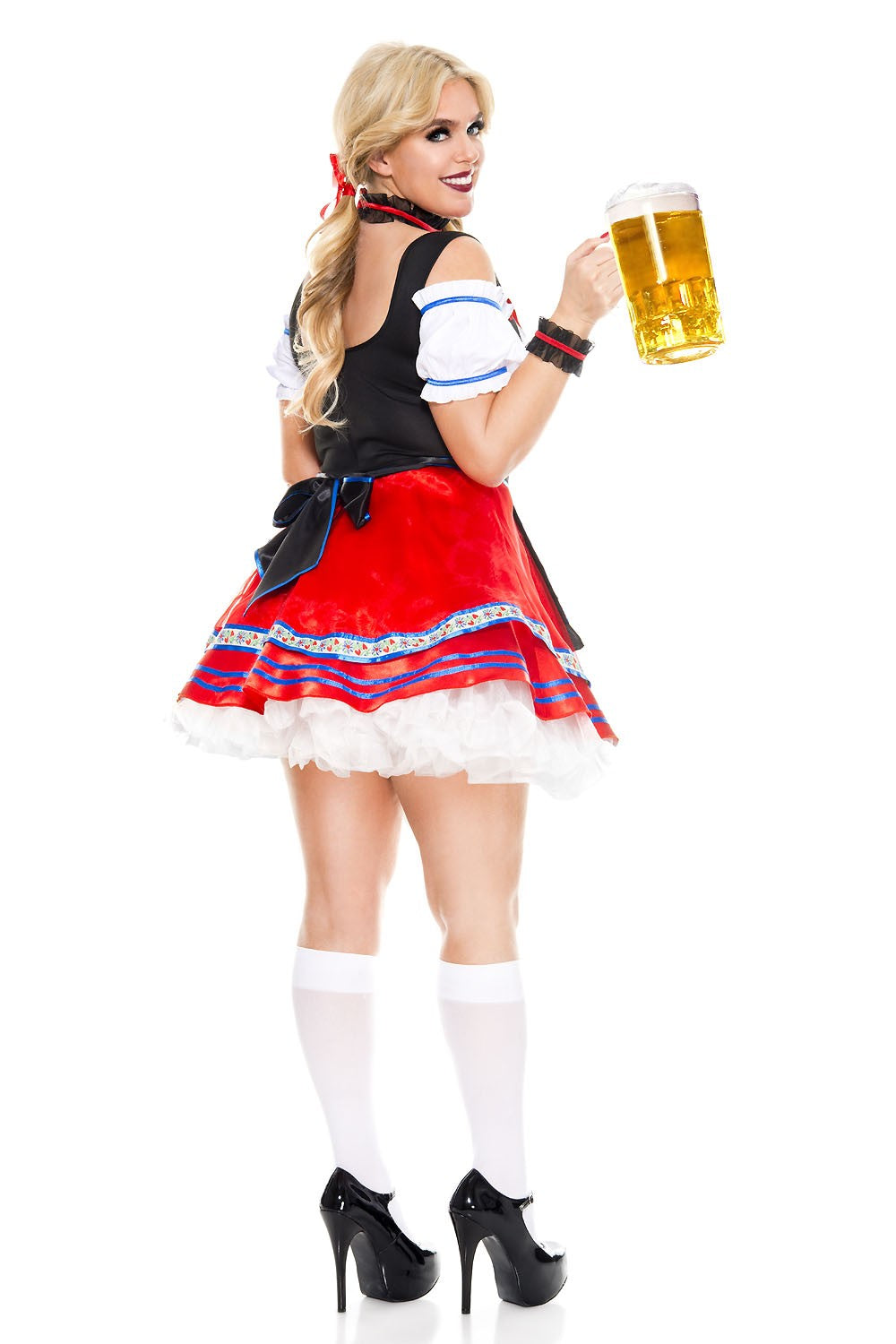 Plus Size Oktoberfest Beer Babe Woman Costume by Music Legs only at  TeeJayTraders.com - Image 2