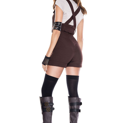 Steampunk Pilot Woman Costume by Music Legs only at  TeeJayTraders.com - Image 2