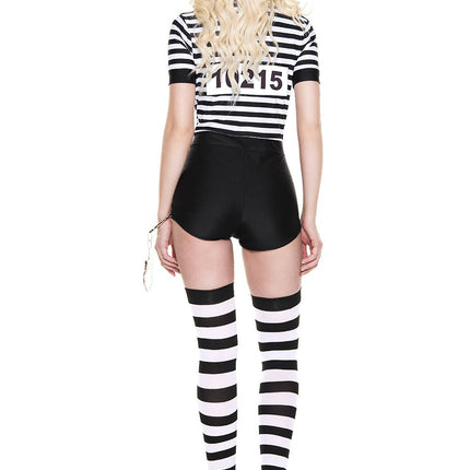 Guilty Inmate Woman Costume by Music Legs only at  TeeJayTraders.com - Image 3