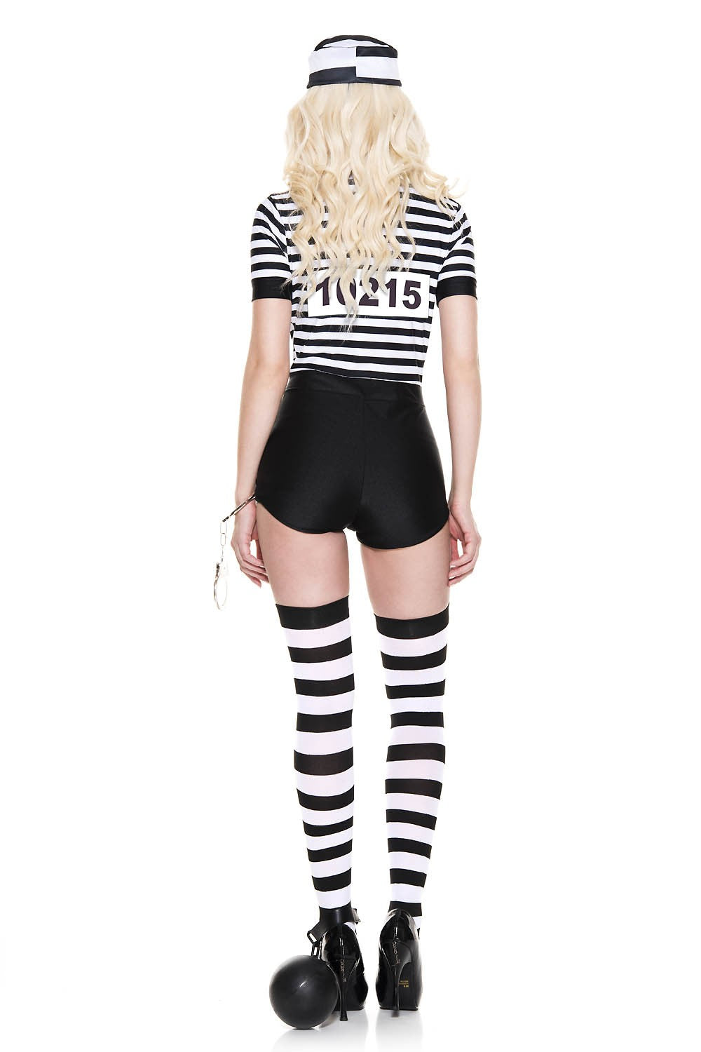 Guilty Inmate Woman Costume by Music Legs only at  TeeJayTraders.com - Image 3