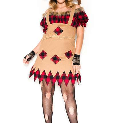 Plus Size Living Scarecrow Woman Costume by Music Legs only at  TeeJayTraders.com