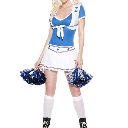 Spirit Cheerleader Woman Costume by Music Legs only at  TeeJayTraders.com