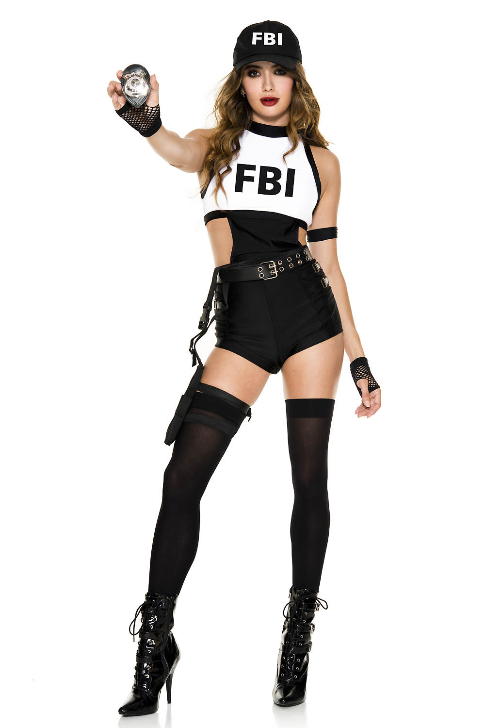 FBI Detective Woman Costume by Music Legs only at  TeeJayTraders.com - Image 2