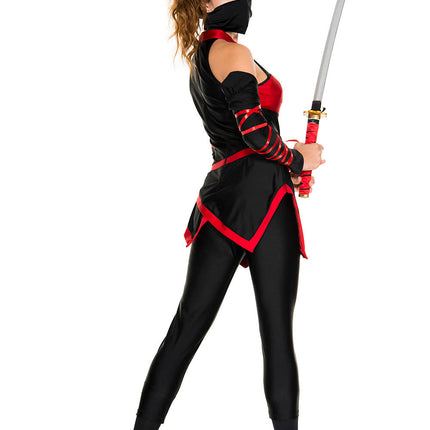 Walker of Shadows Woman Ninja Costume by Music Legs only at  TeeJayTraders.com - Image 2