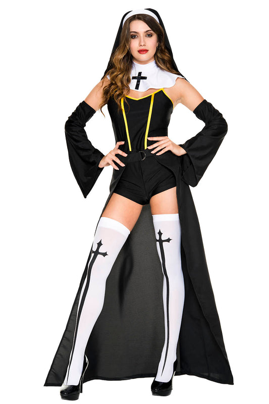 Convent Sister Women Costume by Music Legs only at  TeeJayTraders.com