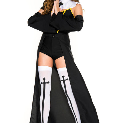 Convent Sister Women Costume by Music Legs only at  TeeJayTraders.com - Image 3