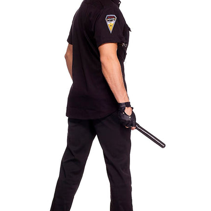 Police Officer Men Costume by Music Legs only at  TeeJayTraders.com - Image 2