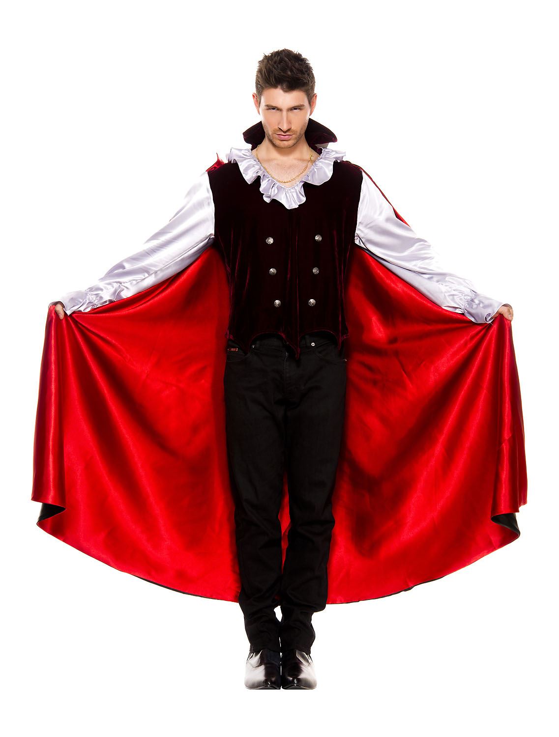 Vampire Men Costume by Music Legs only at  TeeJayTraders.com