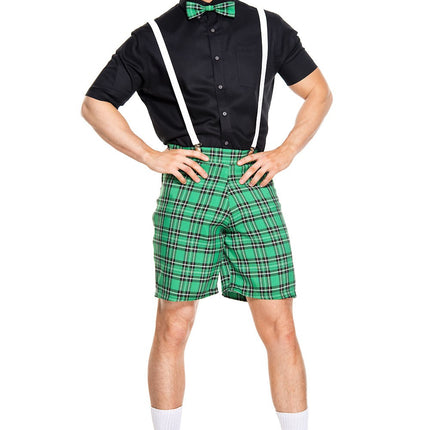 Classroom Nerd Men Costume Green by Music Legs only at  TeeJayTraders.com