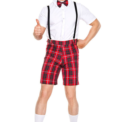 Classroom Nerd Men Costume Red by Music Legs only at  TeeJayTraders.com